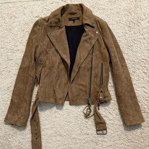 Muubaa Brown Leather Jacket